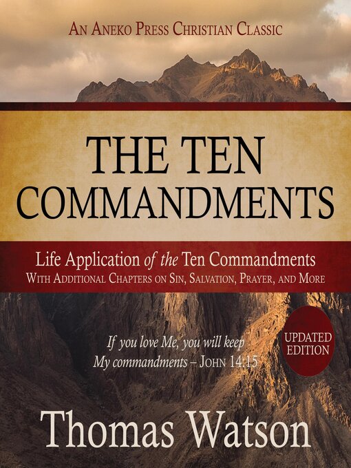 Title details for The Ten Commandments by Thomas Watson - Wait list